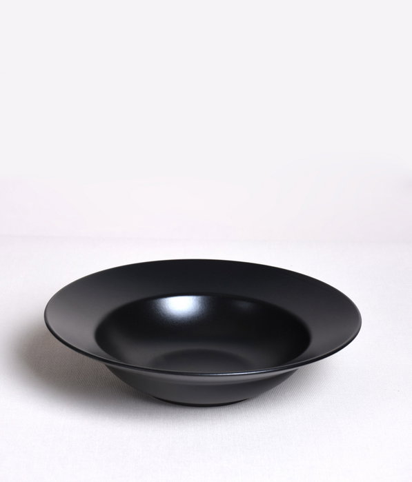 Hermia Plato de Servicio de Gres Cerámico Negro 26x26x8 cm Hermia Plato de Servicio de Gres Cerámico Negro 26x26x8 cm